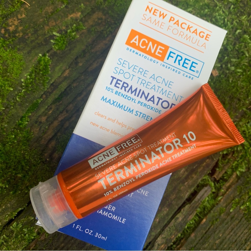 Terminator 10 Acne Spot Treatment with Benzoyl Peroxide 10% Maximum Strength